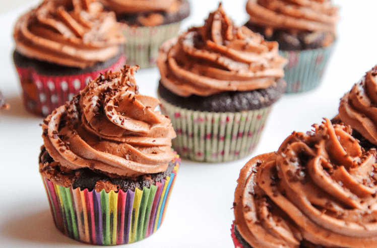 Cupcake Gelado De Nutella